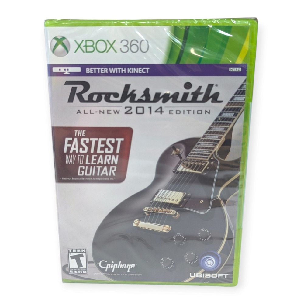 Ubisoft Rocksmith All-New 2014 Edition Xbox 360 Music Video Game New Sealed